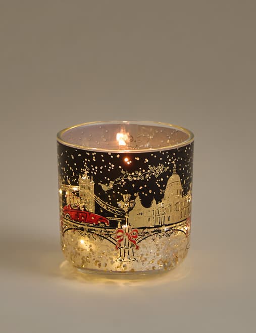 Mandarin Clove & Cinnamon Townhouse Light Up Candle