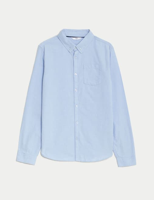 Pure Cotton Oxford Shirt (6-16 Yrs)