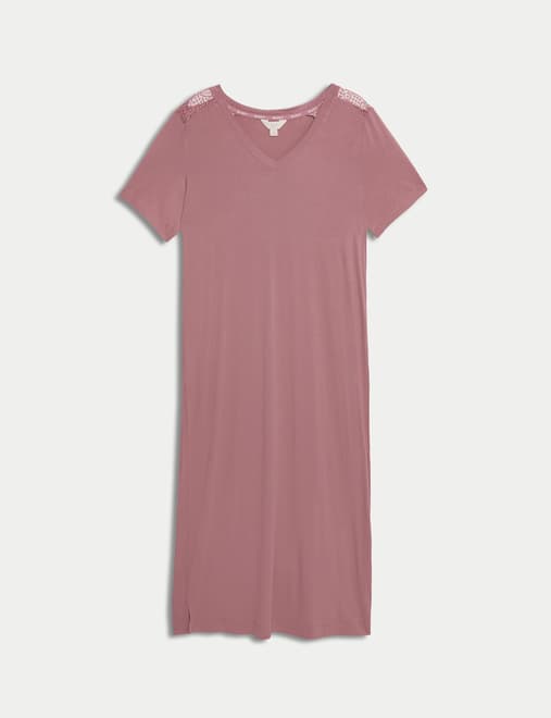 Body Soft™ Lace Insert Nightdress