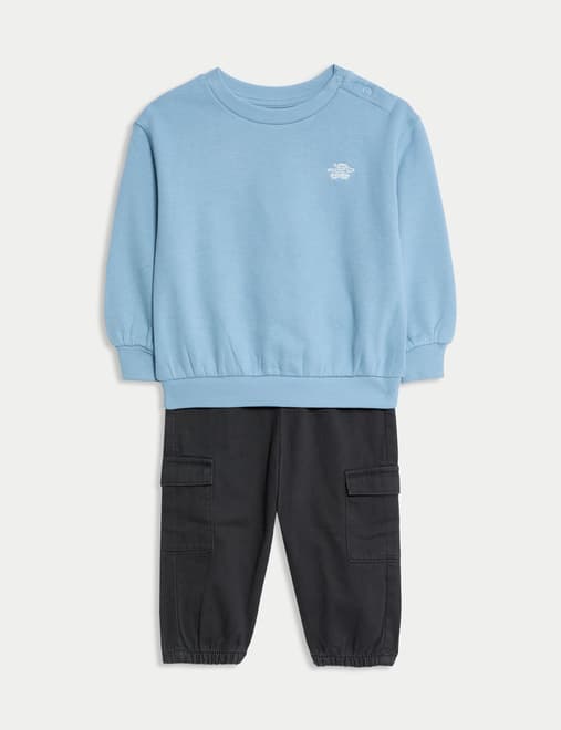 2pc Sweatshirt and Trousers Outfit (0-6 Yrs)