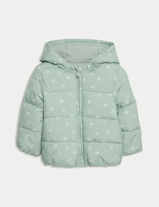 Ditsy Floral Lightweight Padded Coat (0-3 Yrs)