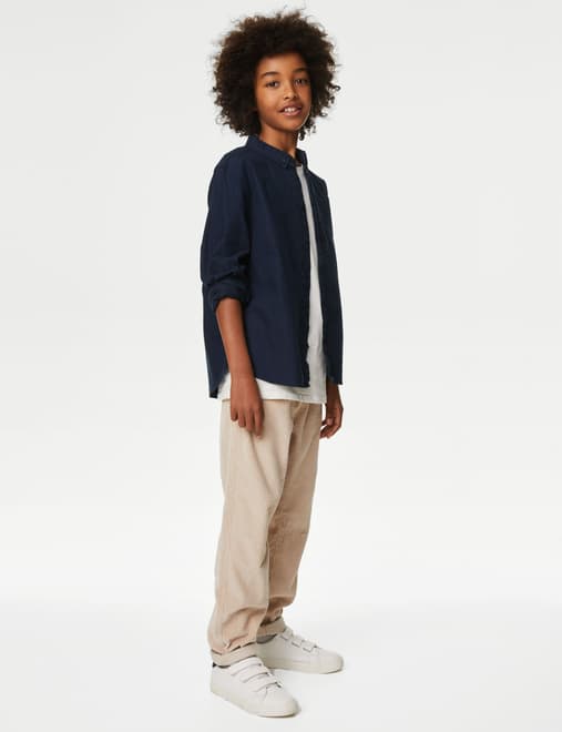 Pure Cotton Oxford Shirt (6-16 Yrs)