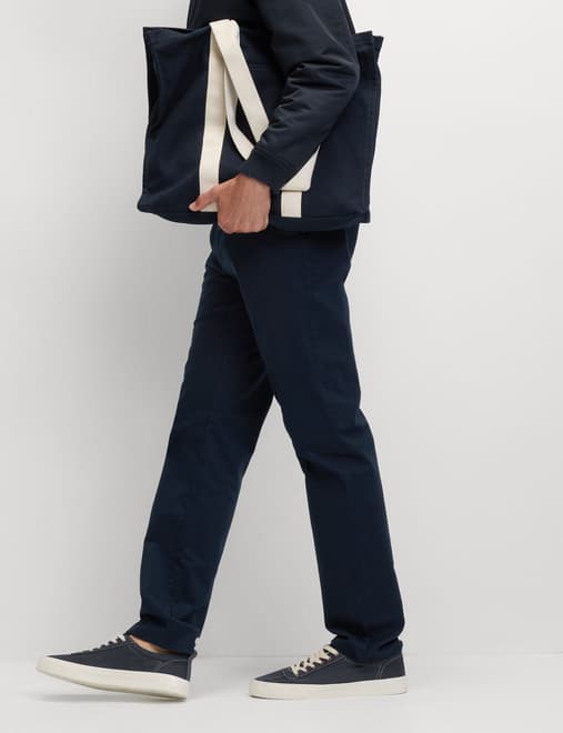 Regular Fit Elasticated Waist Chinos