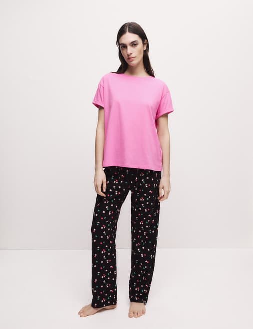 Pure Cotton Printed Pyjama Set