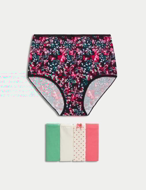 5pk Cotton Lycra™ Full Briefs