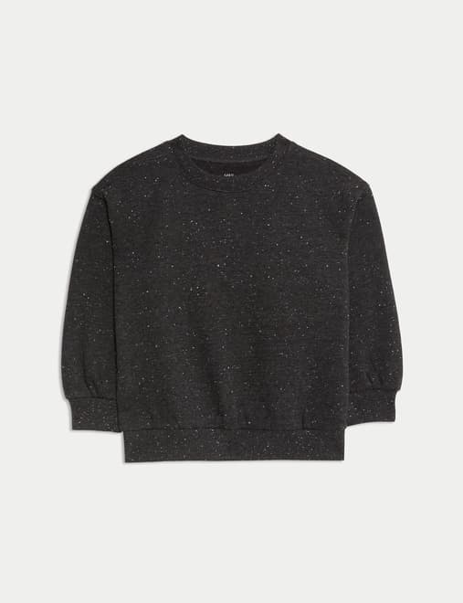 Cotton Rich Nepped Sweatshirt (2-8 Yrs)