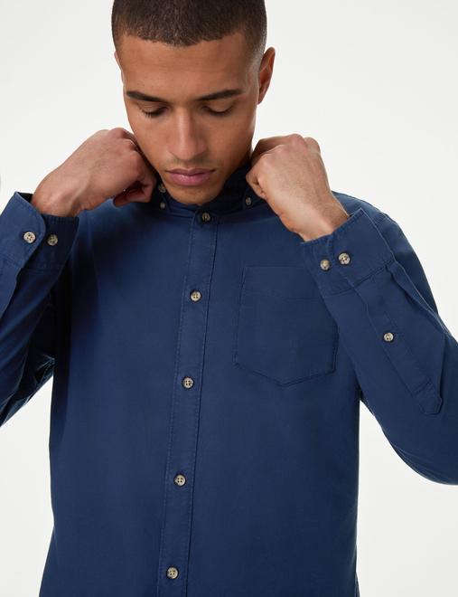 Pure Cotton Oxford Shirt