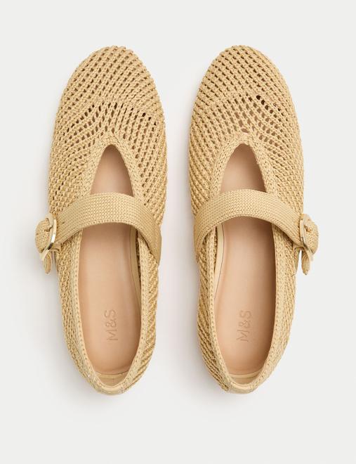 Buckle Flat Mary Jane Ballet Pumps