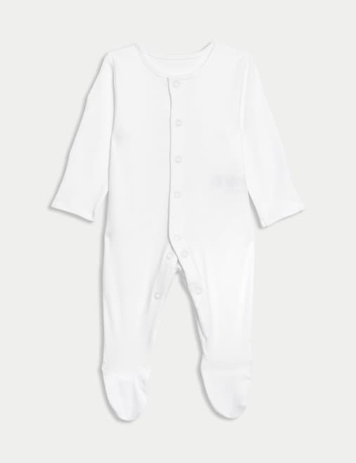 5pk Pure Cotton Sleepsuits (5lbs-3 Yrs)