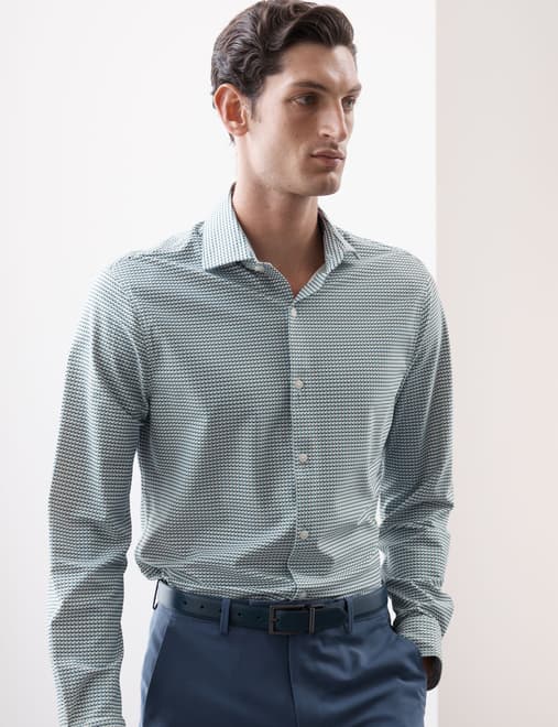 Tailored Fit Stretch Performance Shirt