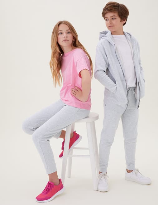 Unisex Cotton Rich Joggers (6-16 Yrs)