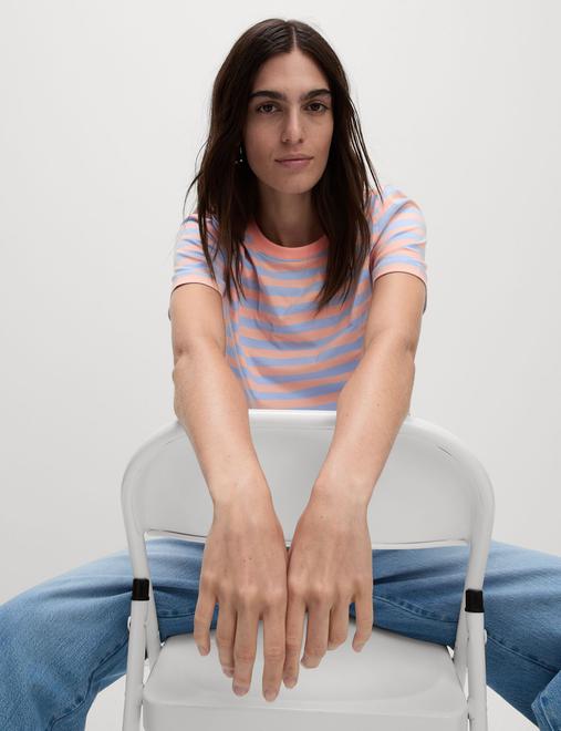 Pure Cotton Striped Everyday Fit T-Shirt