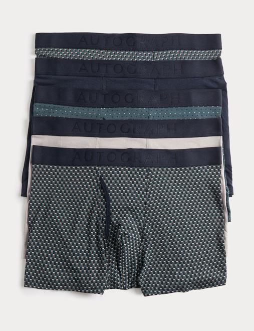 5 Pack Supersoft Cotton Trunks