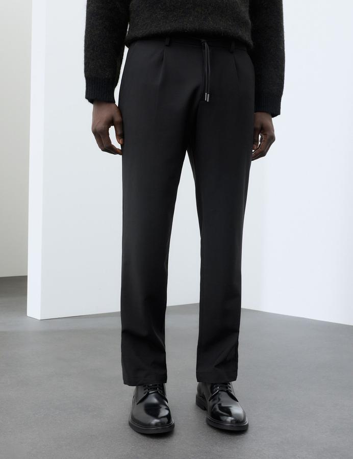 Wool Blend Performance Trousers