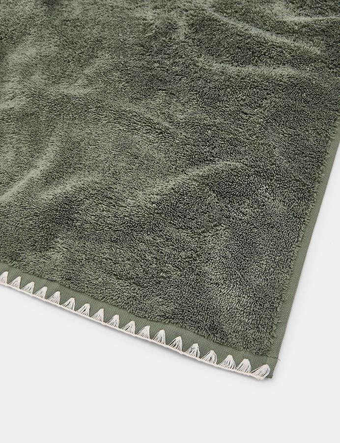 Pure Cotton Blanket Stitch Towel