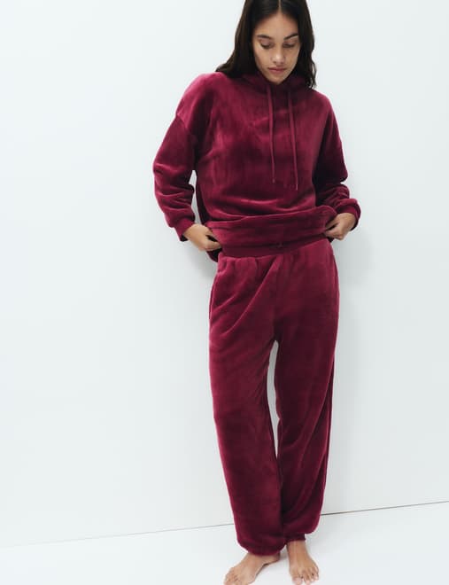 Fur Fleece Lounge Joggers