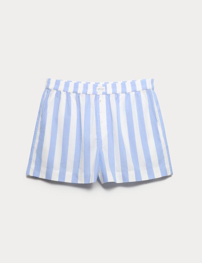 Pure Cotton Striped Pyjama Shorts