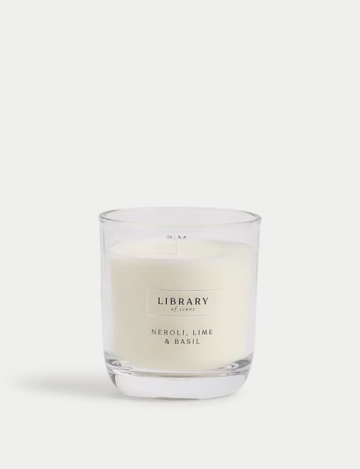 Neroli, Lime & Basil Scented Candle