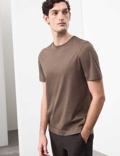 Pure Supima® Cotton Performance Crew Neck T-shirt