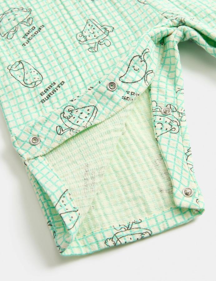 Woven Check Taco Time All in One (0-24 Mths)