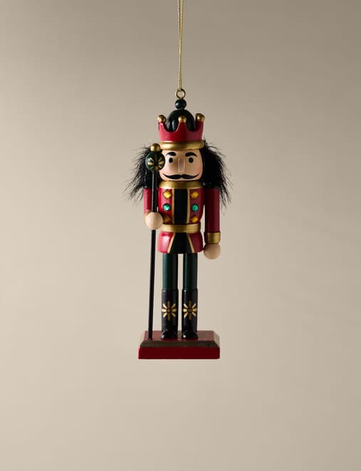 Embellished Hanging Nutcracker Decoration