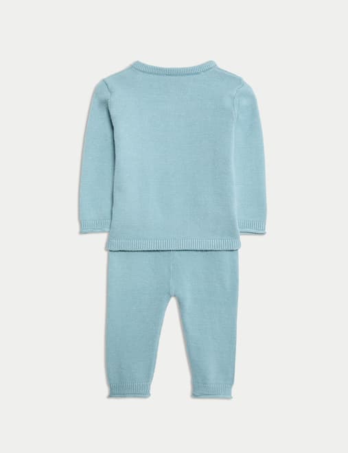 2pc Knitted Hedgehog Outfit (0-12 Mths)