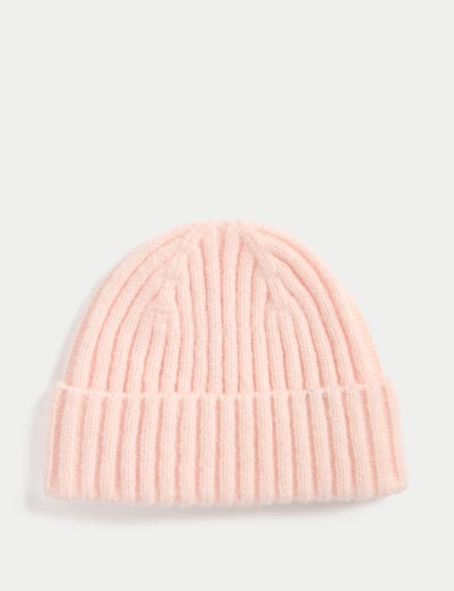 Kids' Knitted Ribbed Beanie Hat (0-13 Yrs)