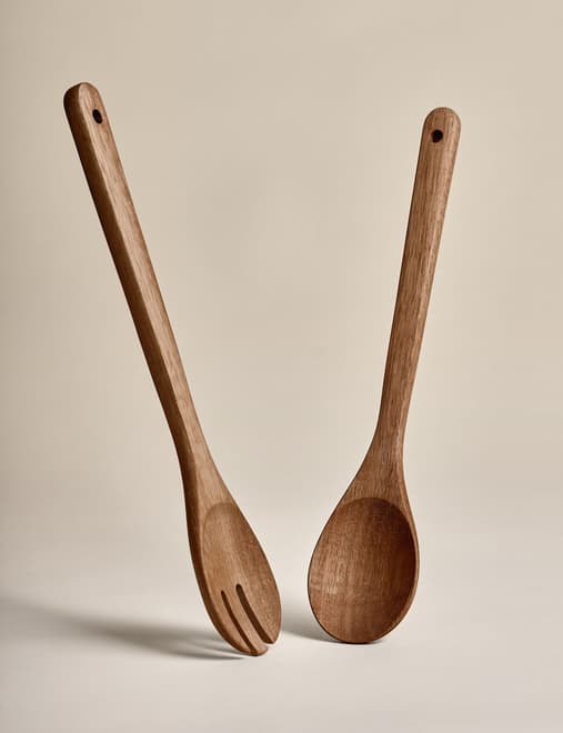 Wooden Salad Servers