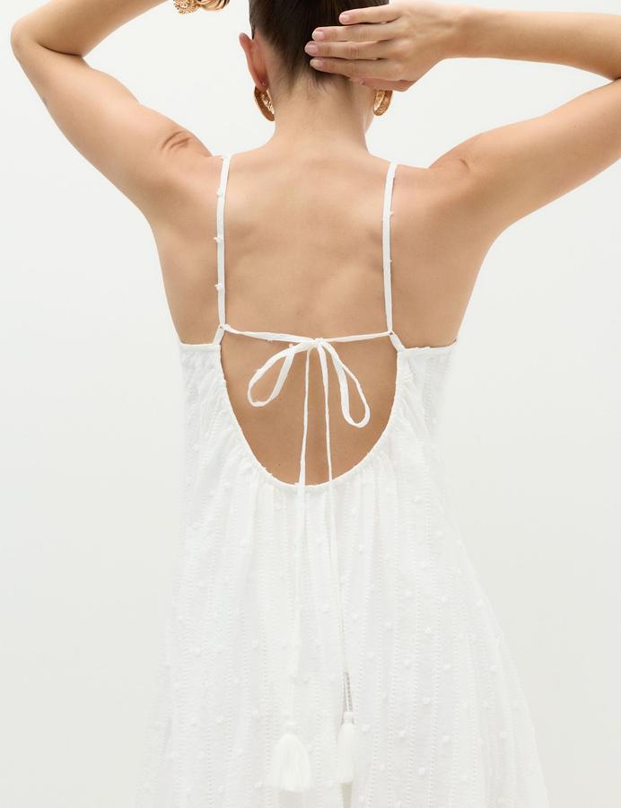 Textured Dobby Maxi Beach Dress