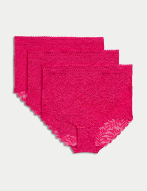 3pk Flexifit™ Lace Full Briefs