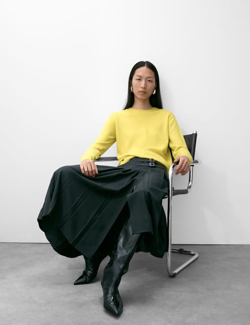 Pure Cashmere Crew Neck Jumper