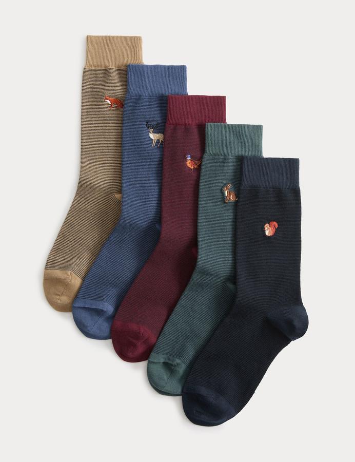 5 Pack Cool & Fresh™ Woodland Socks