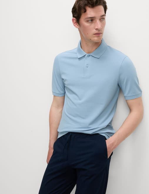 Slim Fit Cotton Rich Pique Polo Shirt