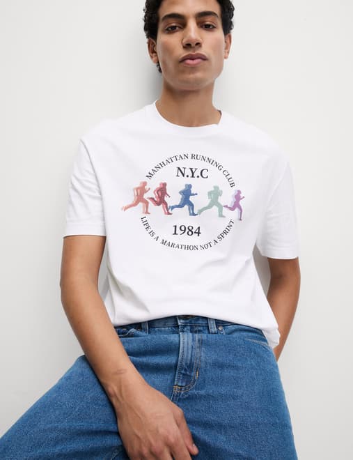 Pure Cotton Graphic T-Shirt