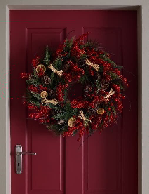 Berry, Orange and Cinnamon Wreath