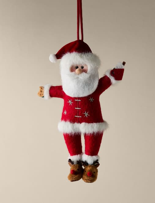 Felt Hanging Father Christmas Decoration