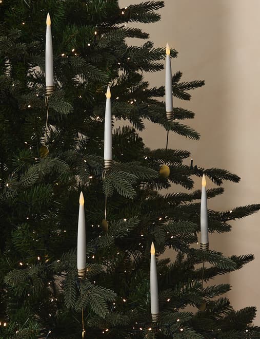 6pk Light Up Candle Tree Decorations