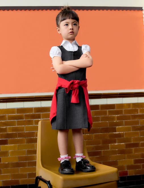 Stylish Pinafore Dresses School Uniforms for Girls M S Qatar