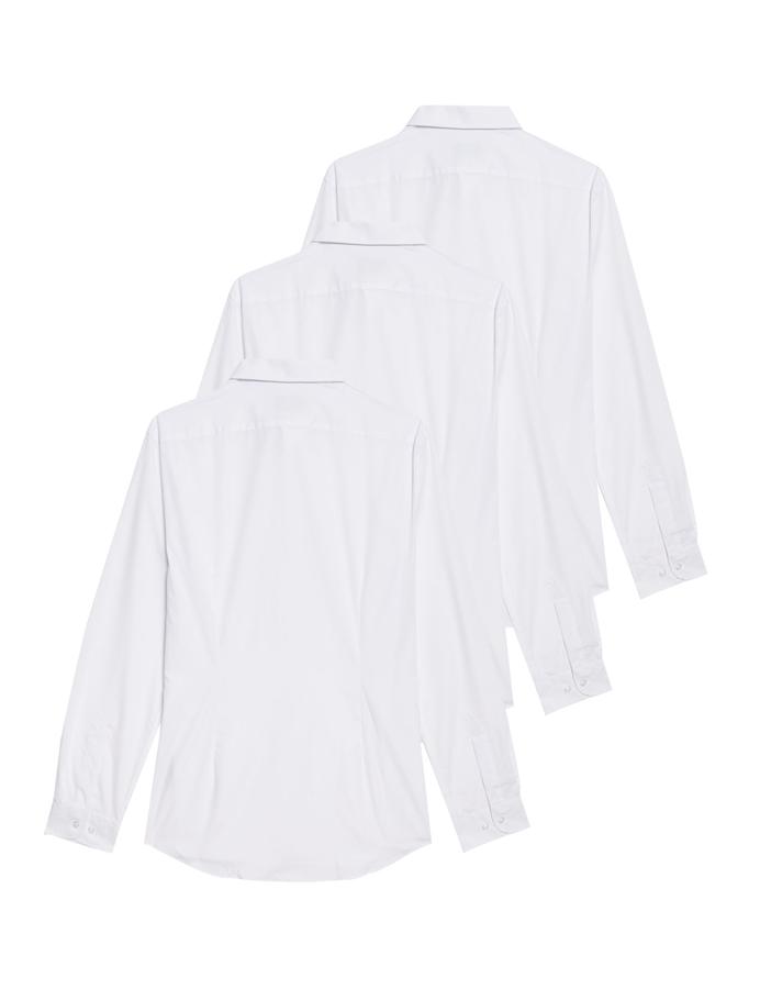 3 Pack Extra Slim Fit Easy Iron Shirts