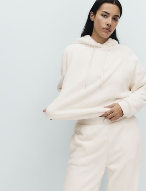 Fur Fleece Lounge Hoodie