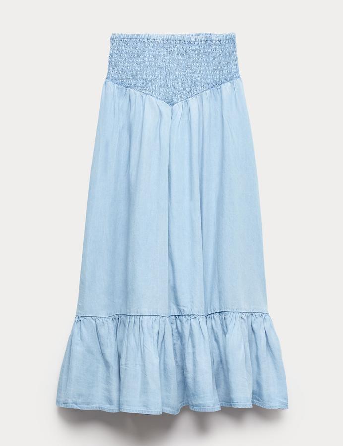 Lyocell Shirred Maxi Skirt (6-16 Yrs)