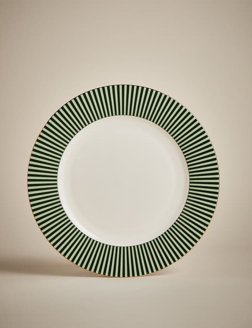 Hampton Stripe Dinner Plate
