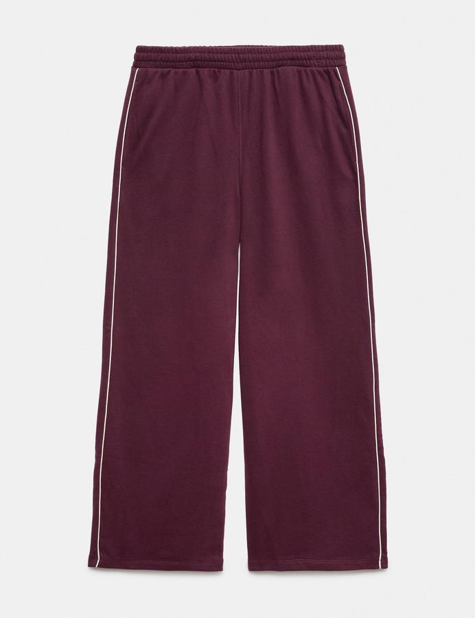 Cotton Rich Loopback Wide Leg Joggers
