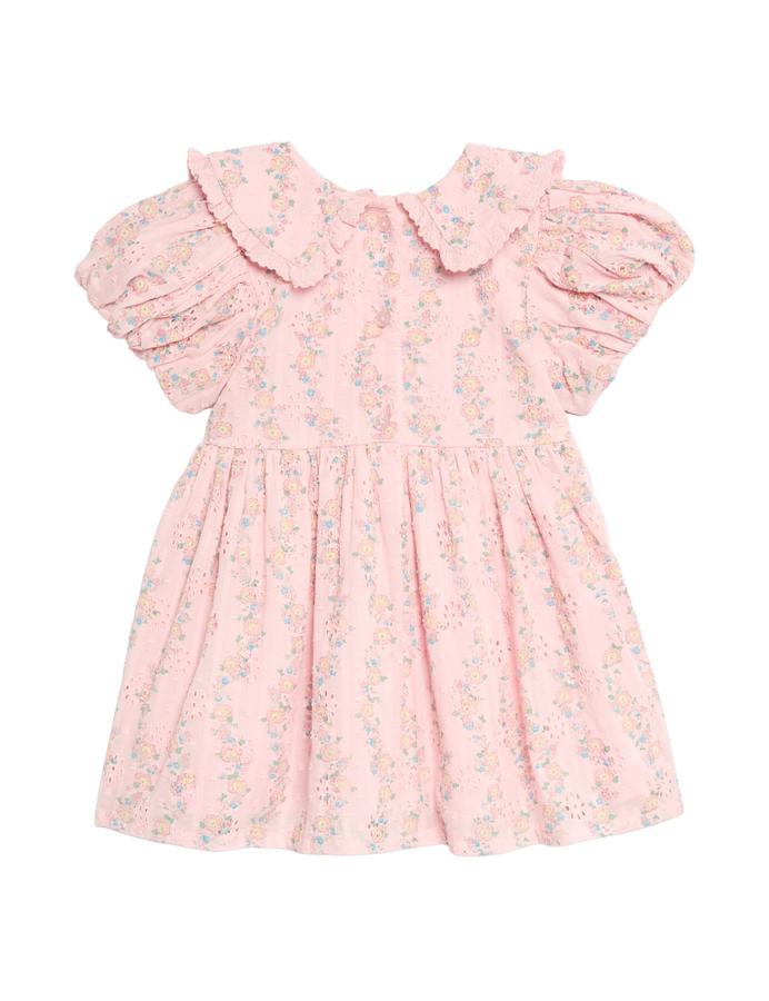Pure Cotton Floral Collared Dress (0-5 Yrs)