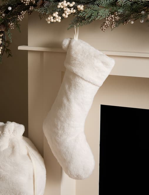 Faux Fur Stocking