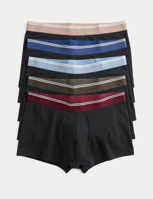 5 Pack Cotton Stretch Cool & Fresh™ Hipsters