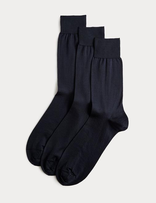 3 Pack Pure Cotton Socks