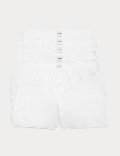 5 Pack Supima® Cotton Rich Woven Boxers