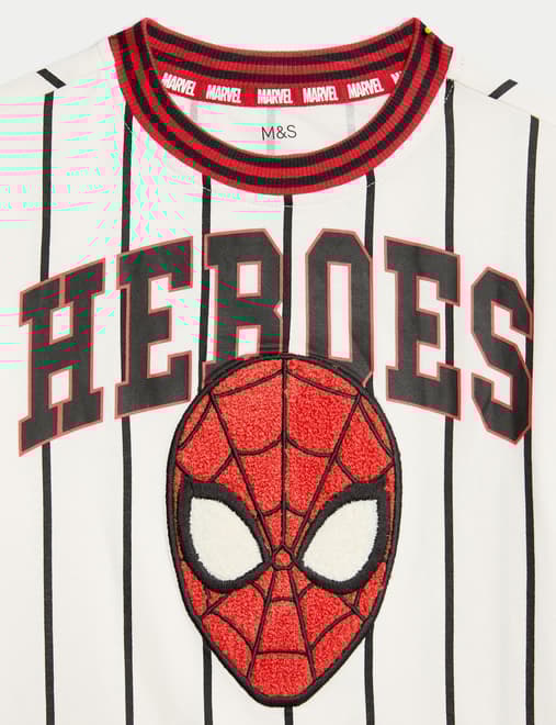 Pure Cotton Spider-Man™ Baseball Shirt (2-8 Yrs)