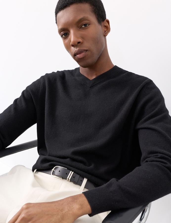 Pure Cashmere V-Neck Jumper